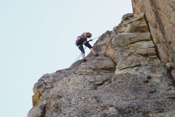 me rappelling