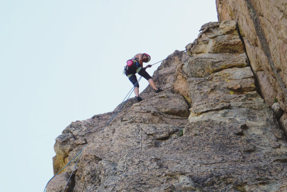 me rappelling
